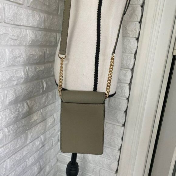 Michael Kors Sage Green Jet Set Phone Crossbody - Picture 3 of 7